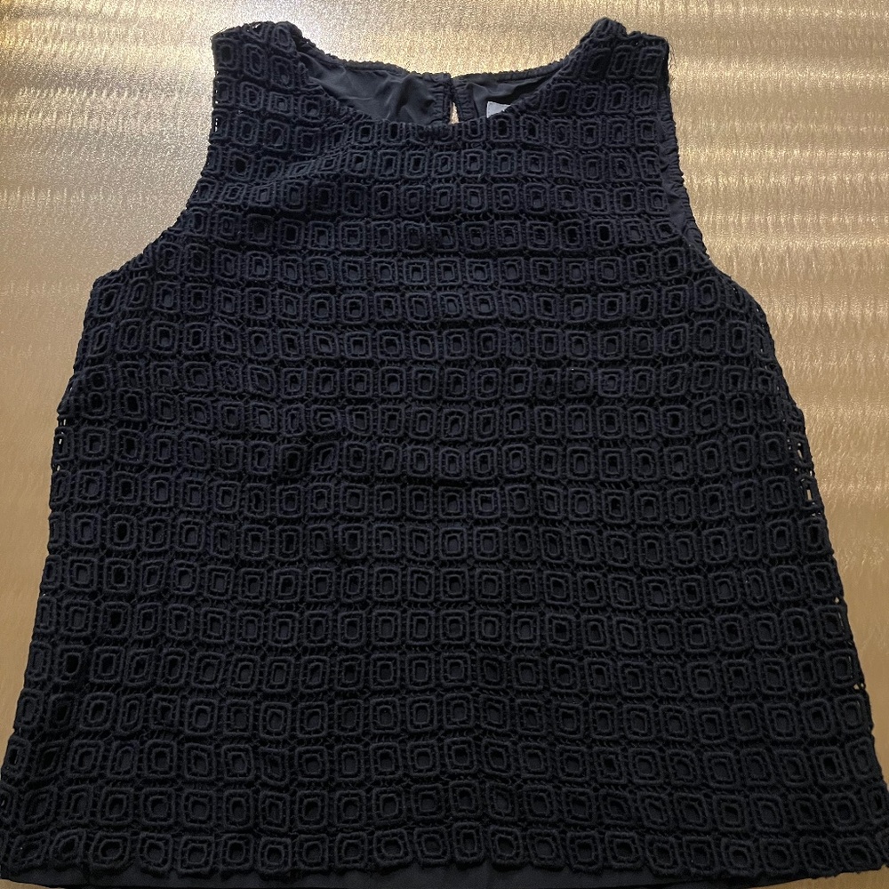Black Calvin Klein Sleeveless Top - Picture 1 of 4